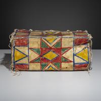 Sioux Painted Parfleche Trunk
