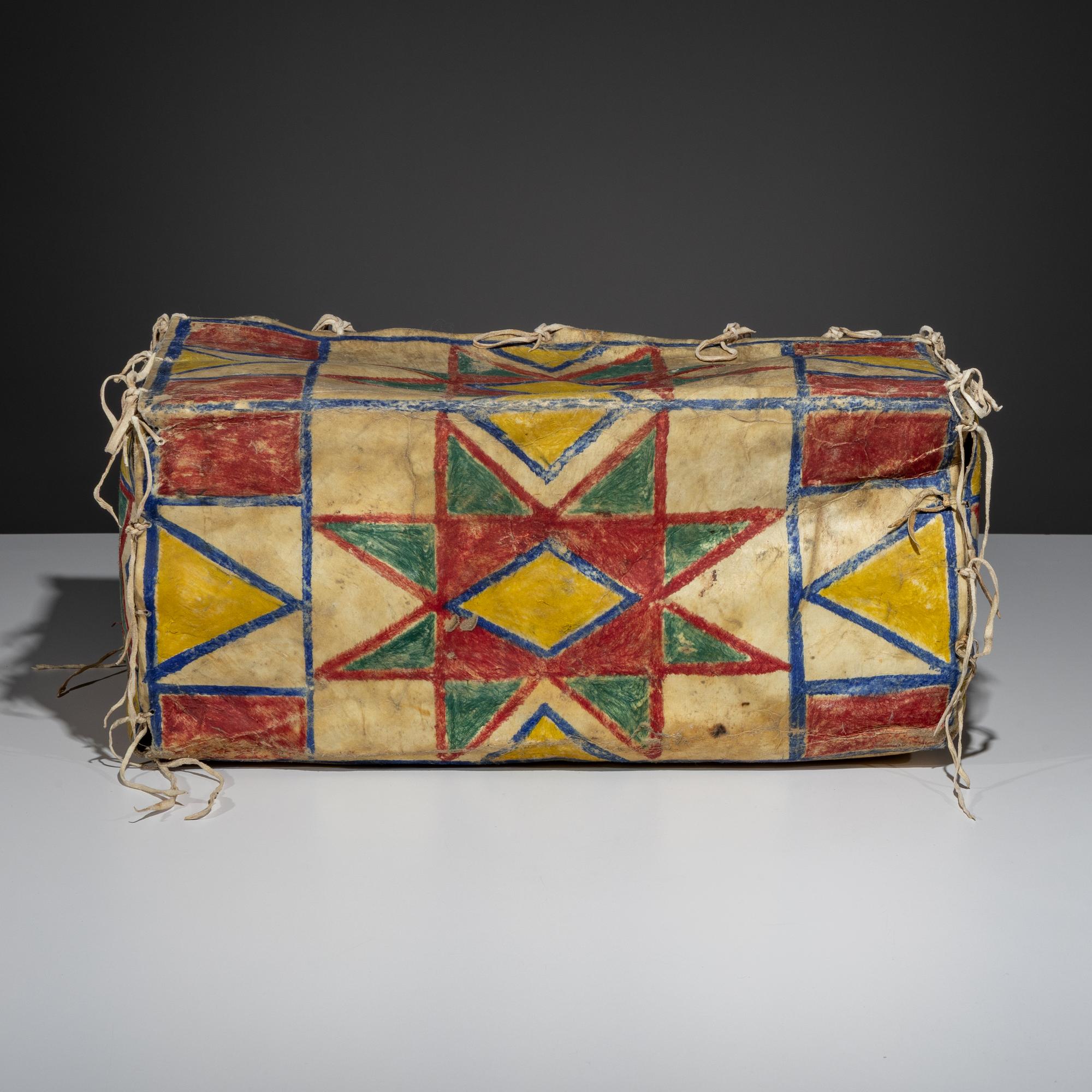 Sioux Painted Parfleche Trunk