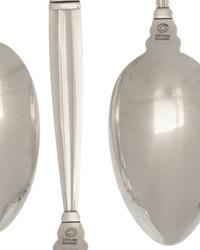 A Set of Eighteen Georg Jensen Acorn Silver Flatware Articles