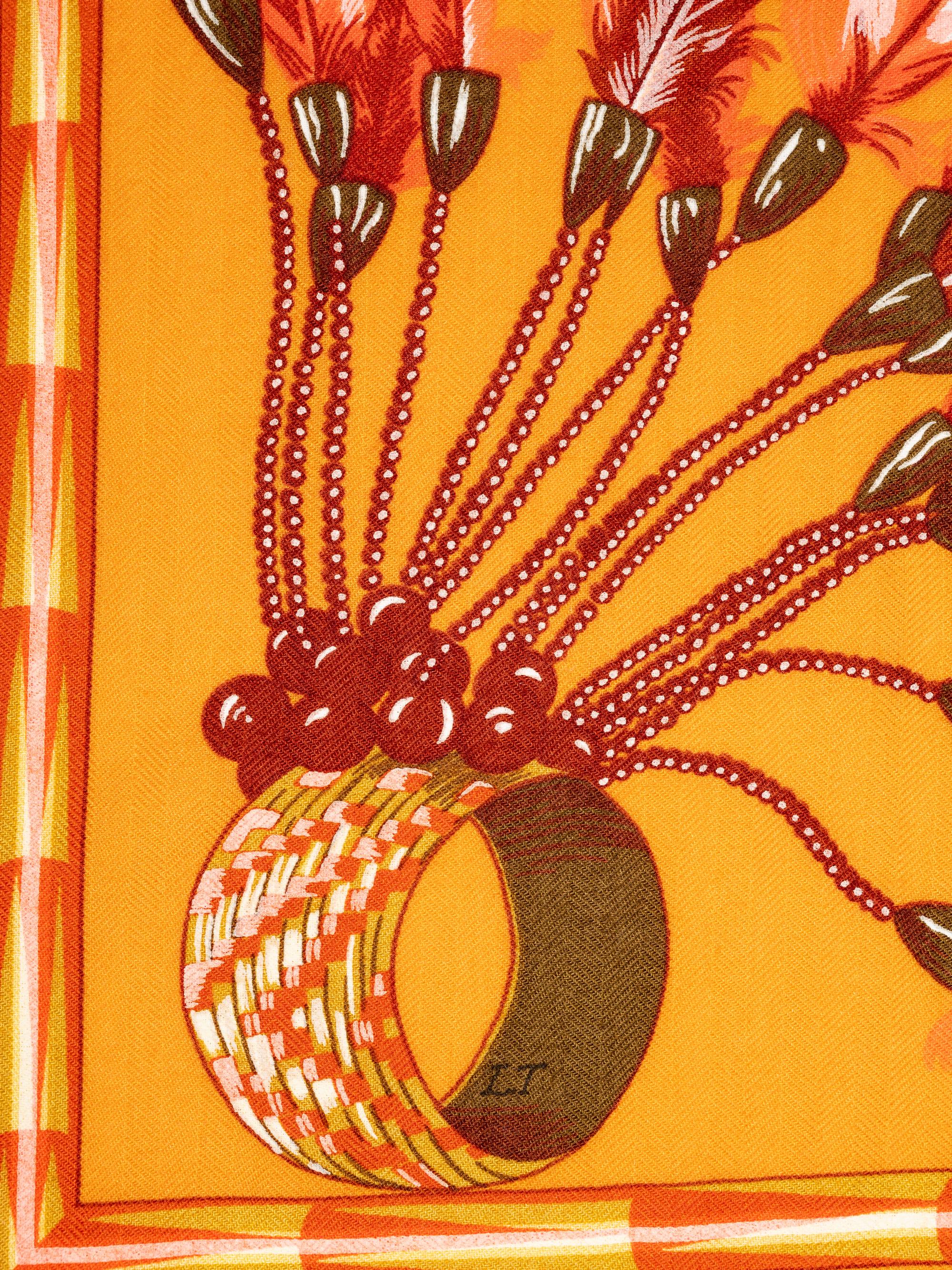 Hermès 140cm Cashmere/Silk Scarf