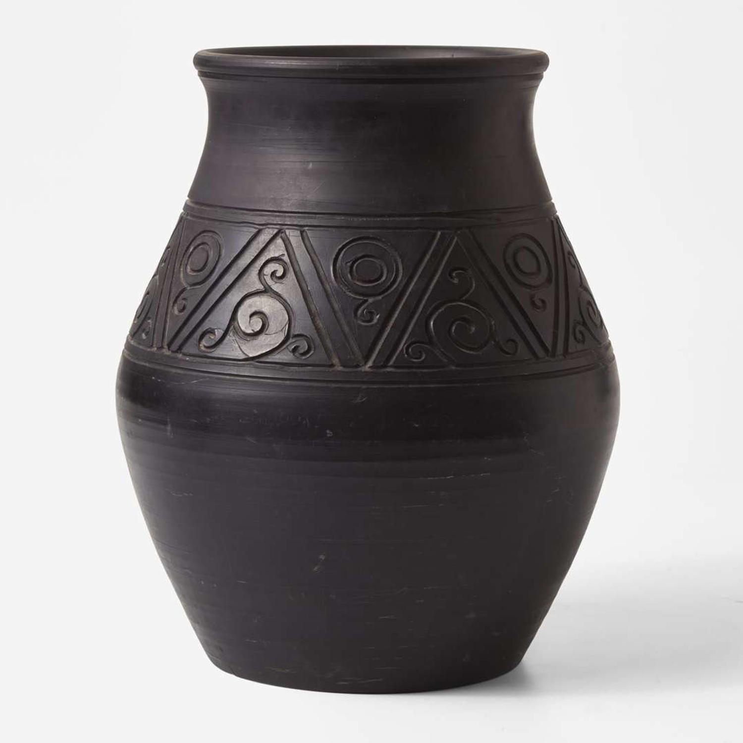 A Wedgwood Black Basalt Studio Pottery Vessel, UK, circa 1960