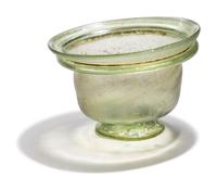 A Roman Green Glass Bowl