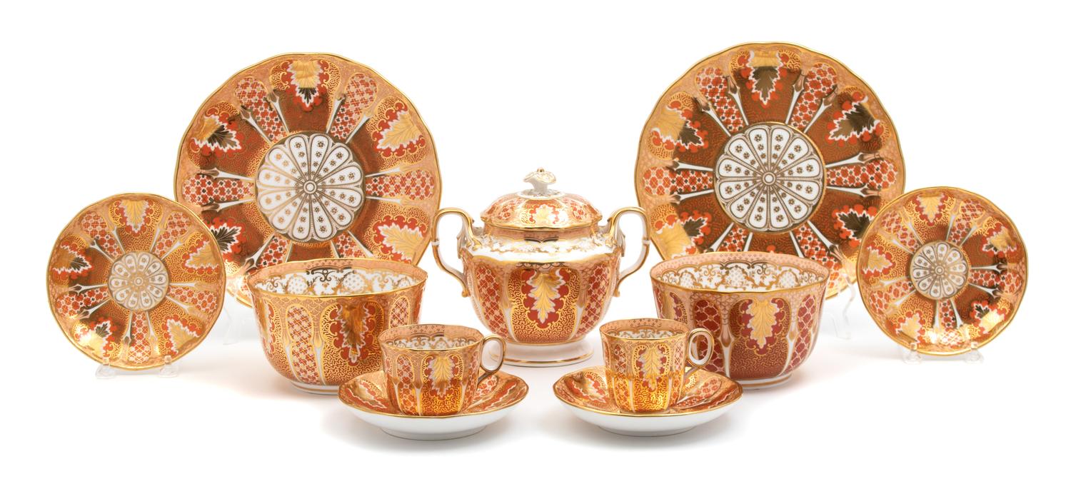A Davenport Porcelain Partial Dinner Service
