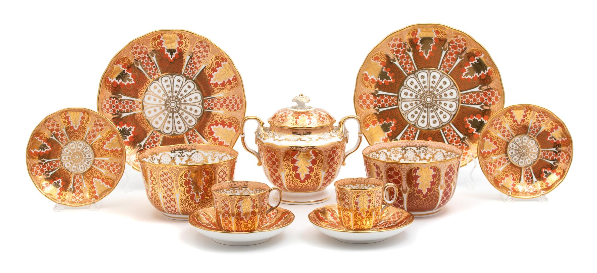 A Davenport Porcelain Partial Dinner Service