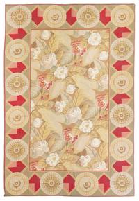 An English Needlepoint Tapestry 105 1/2 x 67 3/4 inches.