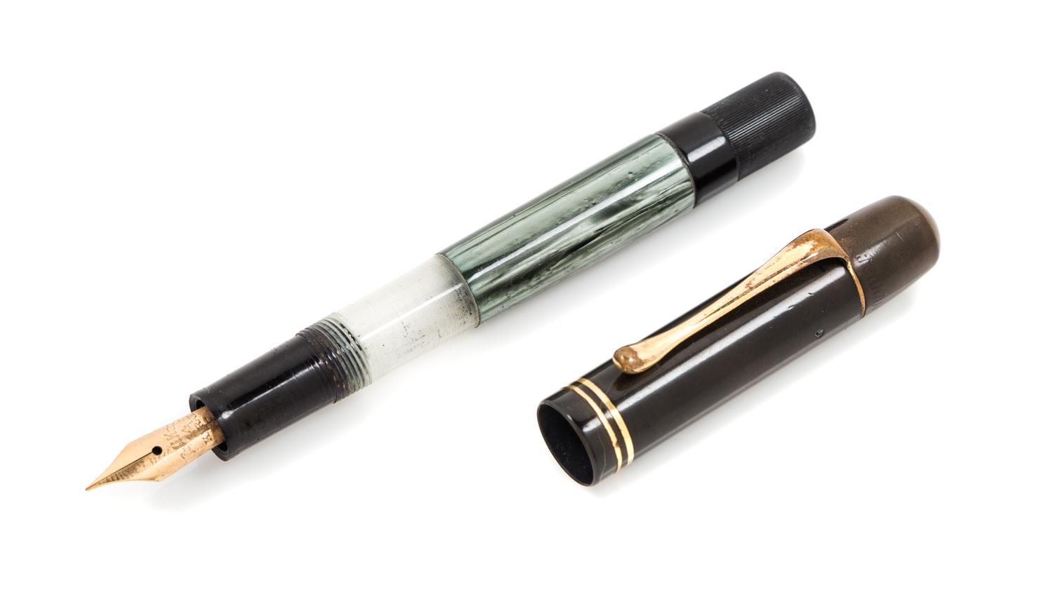 A Vintage Pelikan '100' Fountain Pen Length 4 5/8 inches.
