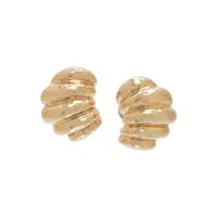 YELLOW GOLD EARCLIPS