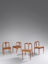 Set of Four Dining Chairs Uldum Møbelfabrik, Denmark