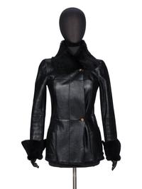 Chanel, Rabbit Fur & Leather Jacket