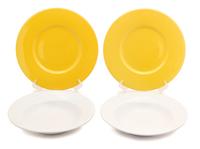 Two Sets of Twelve Ceramic Dinnerware Diameter of larger 12 7/8 inches. — 20TH CENTURY