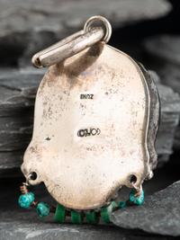 Mosaic Inlay Figural Pendant