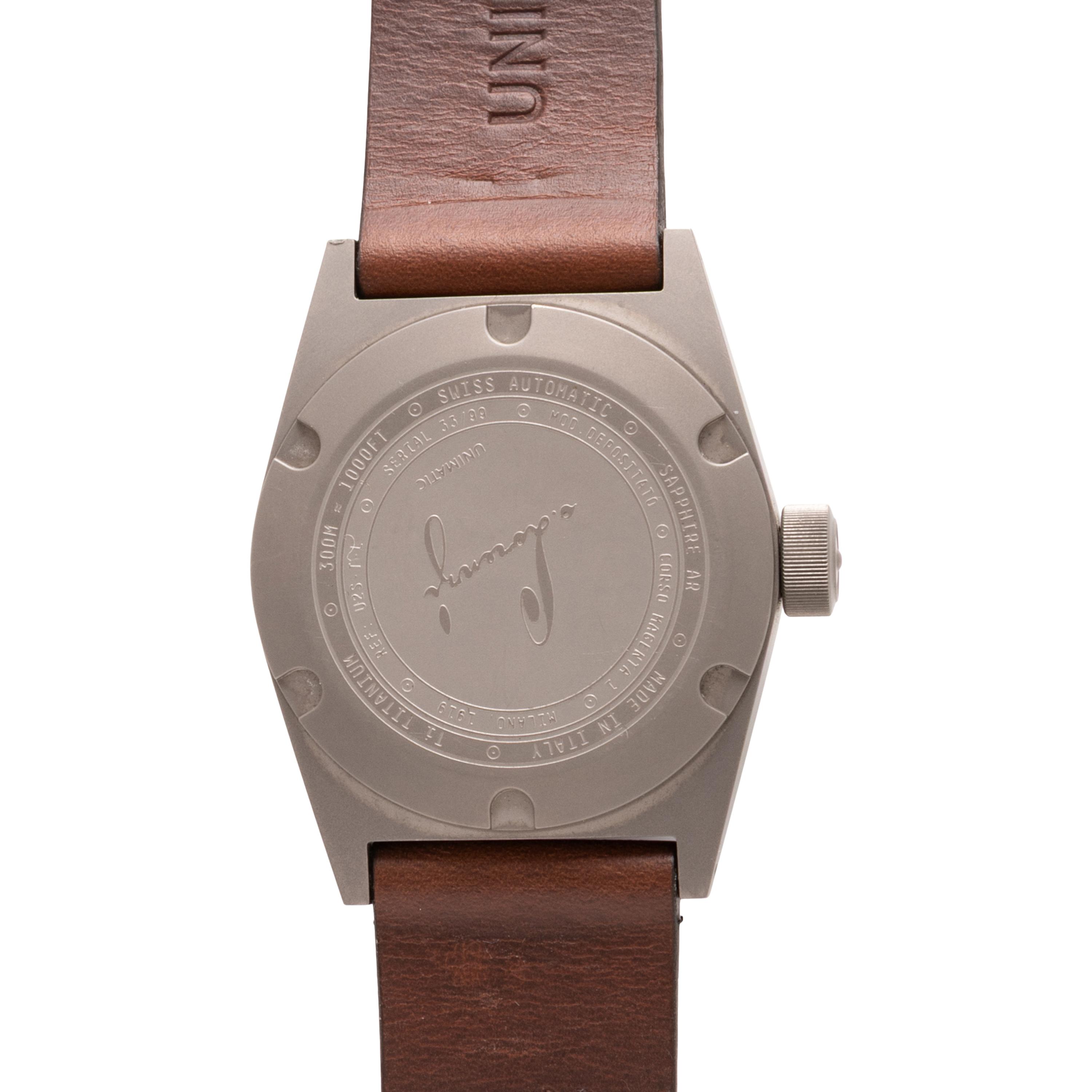 Unimatic, Ref. US-T-L, Titanium 'Modello Due' Watch