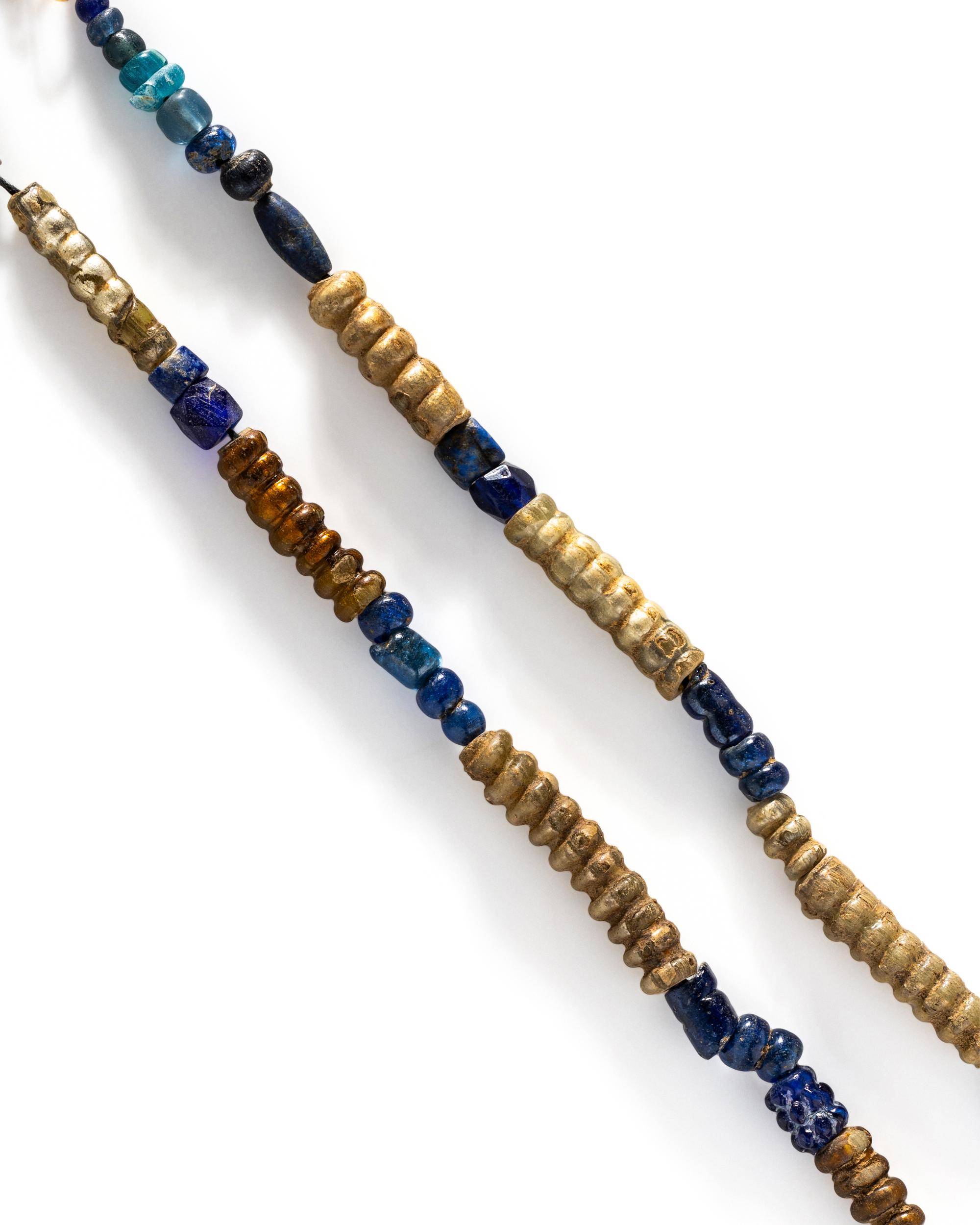 A Roman Glass Bead Necklace