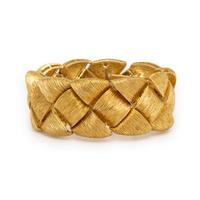 Henry Dunay, 'Sabi' Yellow Gold Woven Bracelet