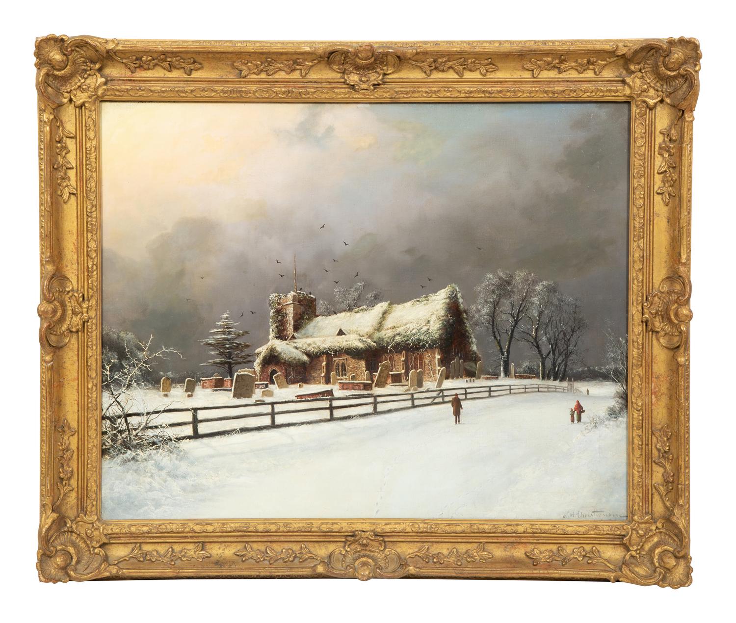 Winter Landscape with Church
