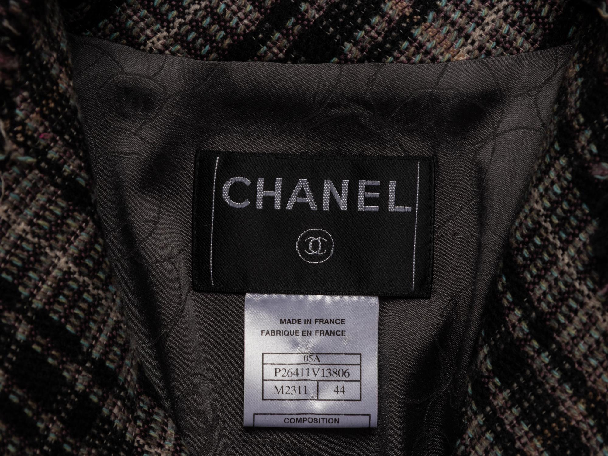 Chanel, Plaid Tweed Jacket