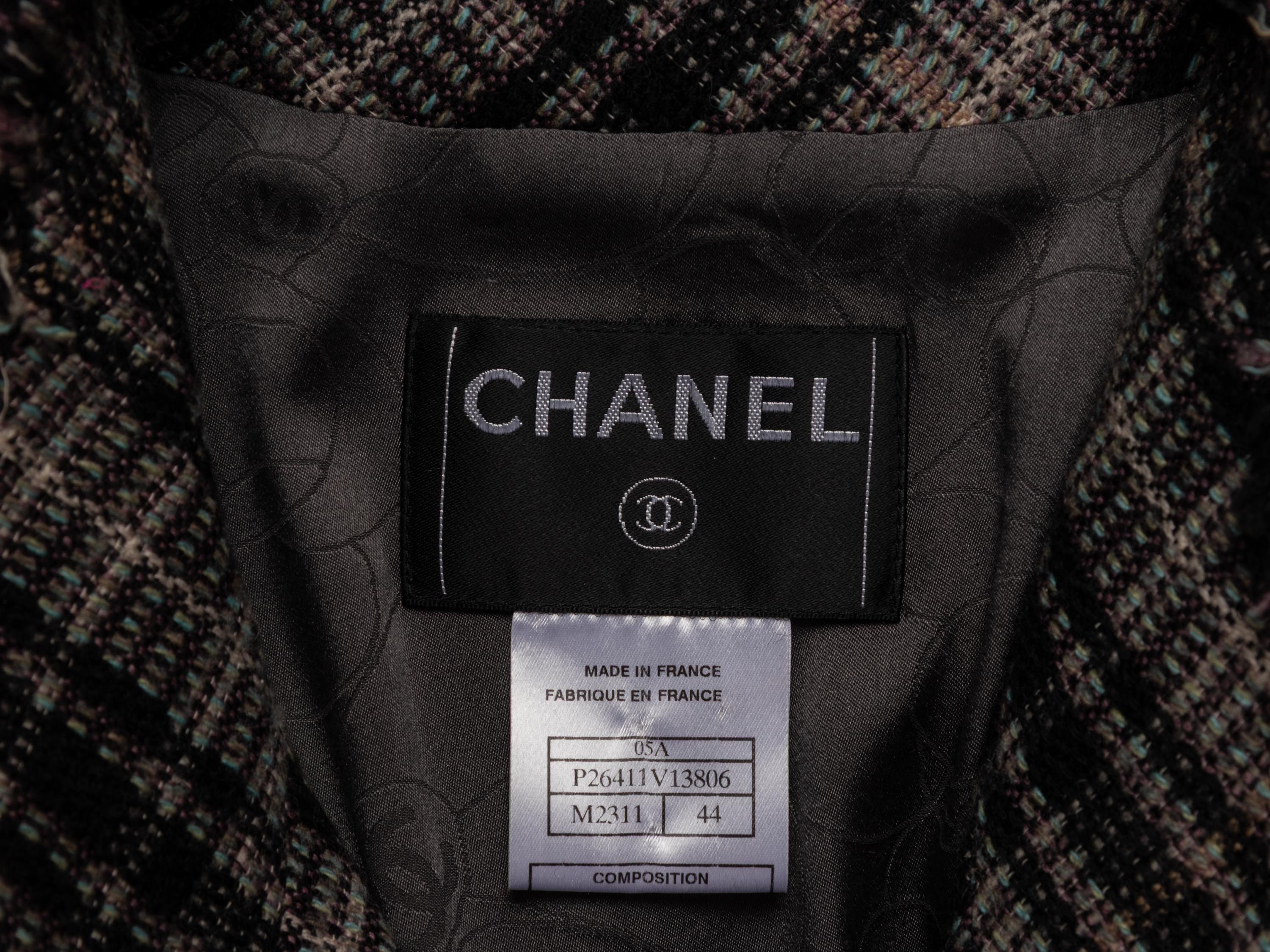 Chanel, Plaid Tweed Jacket