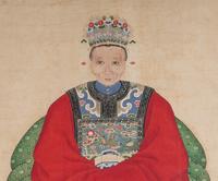 Two Chinese Paintings of Court Figures