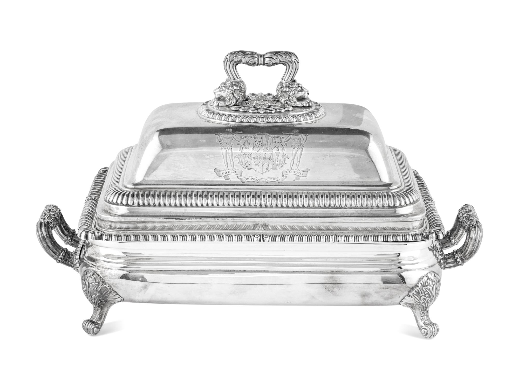 A Paul Storr Silver Covered Entrée Dish