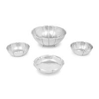 A Group of Four American Arts and Crafts Silver Bowls