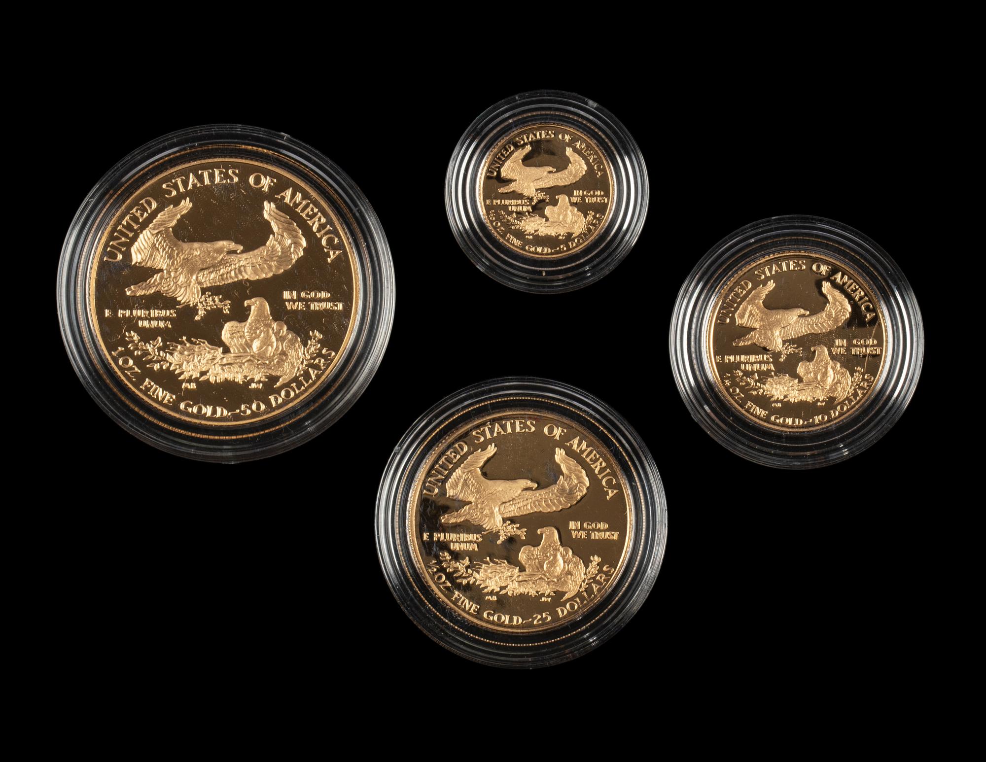 A 1998 Gold Eagle Four-Coin Proof Set