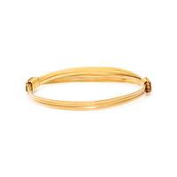YELLOW GOLD BANGLE BRACELET
