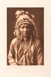 CURTIS, Edward (1868-1952), photographer. Volume photogravure of Half-Shorn - Nez Perce.