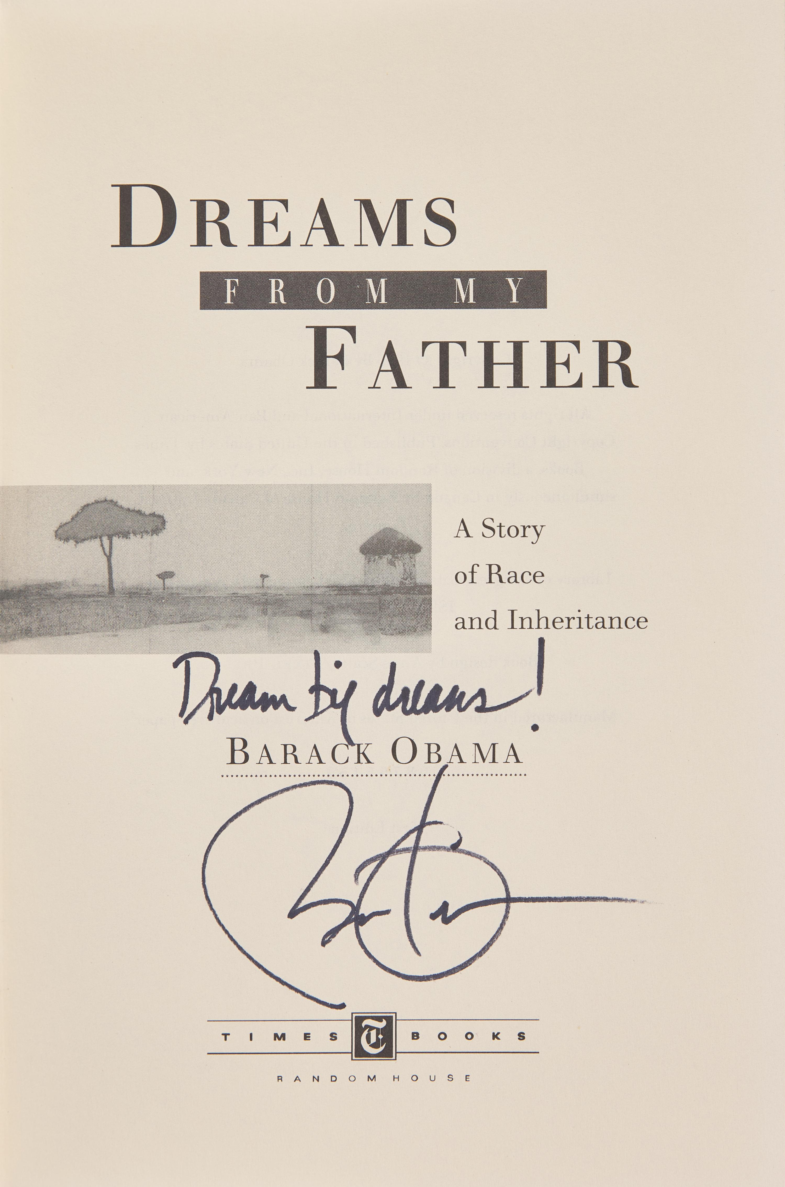 [Presidential] Obama, Barack. Dreams From My Father