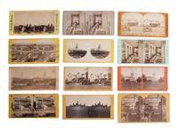 [EARLY PHOTOGRAPHY]. A collection of 19th-early 20th century stereoviews and CDVs, incl. images of Washington, DC, the Smithsonian Institution, politicians and public events.