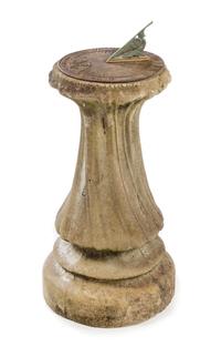 A Cast Iron Sundial Height 29 3/4 inches. — EARLY 20TH CENTURY