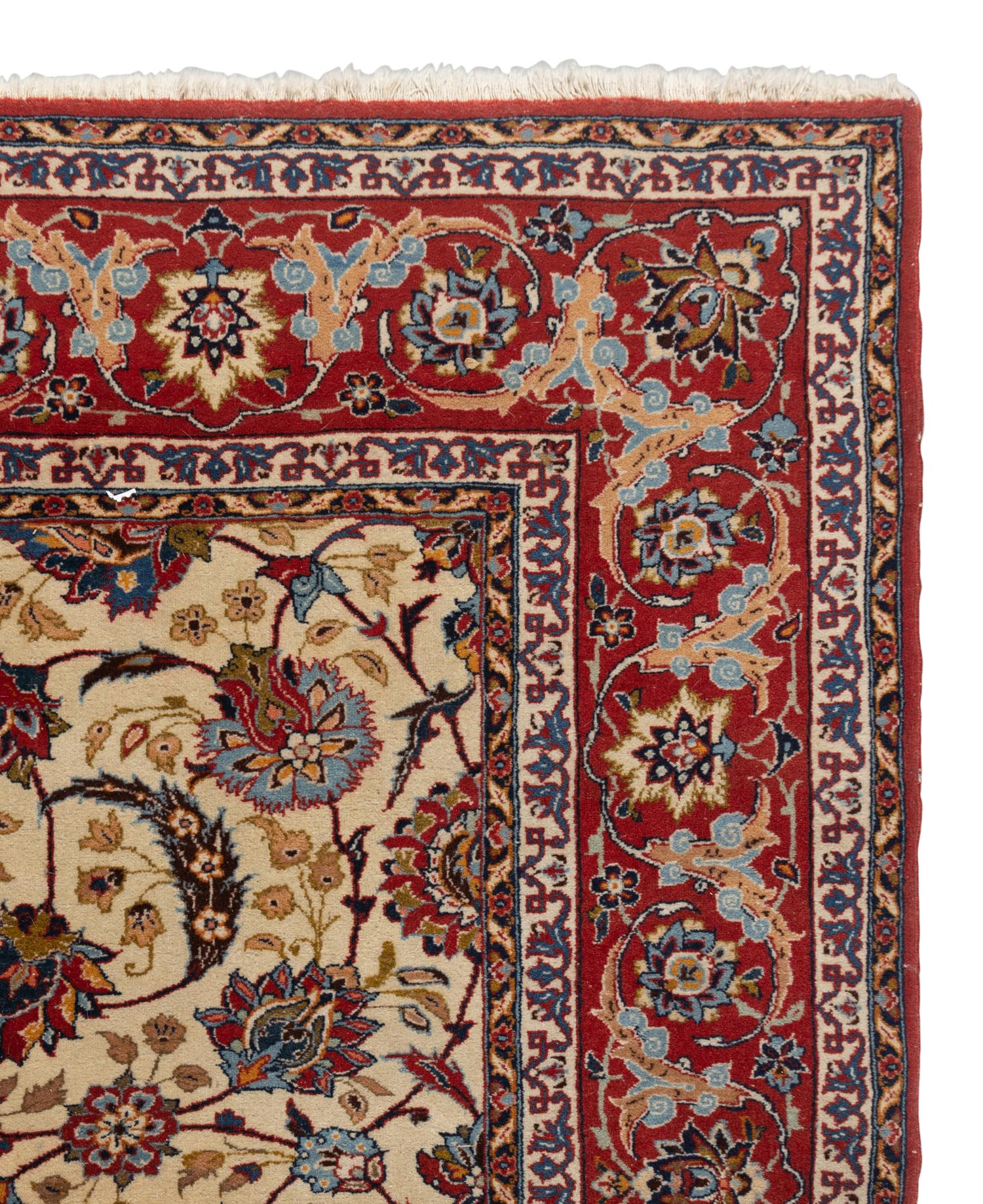 A Kashan Wool Rug