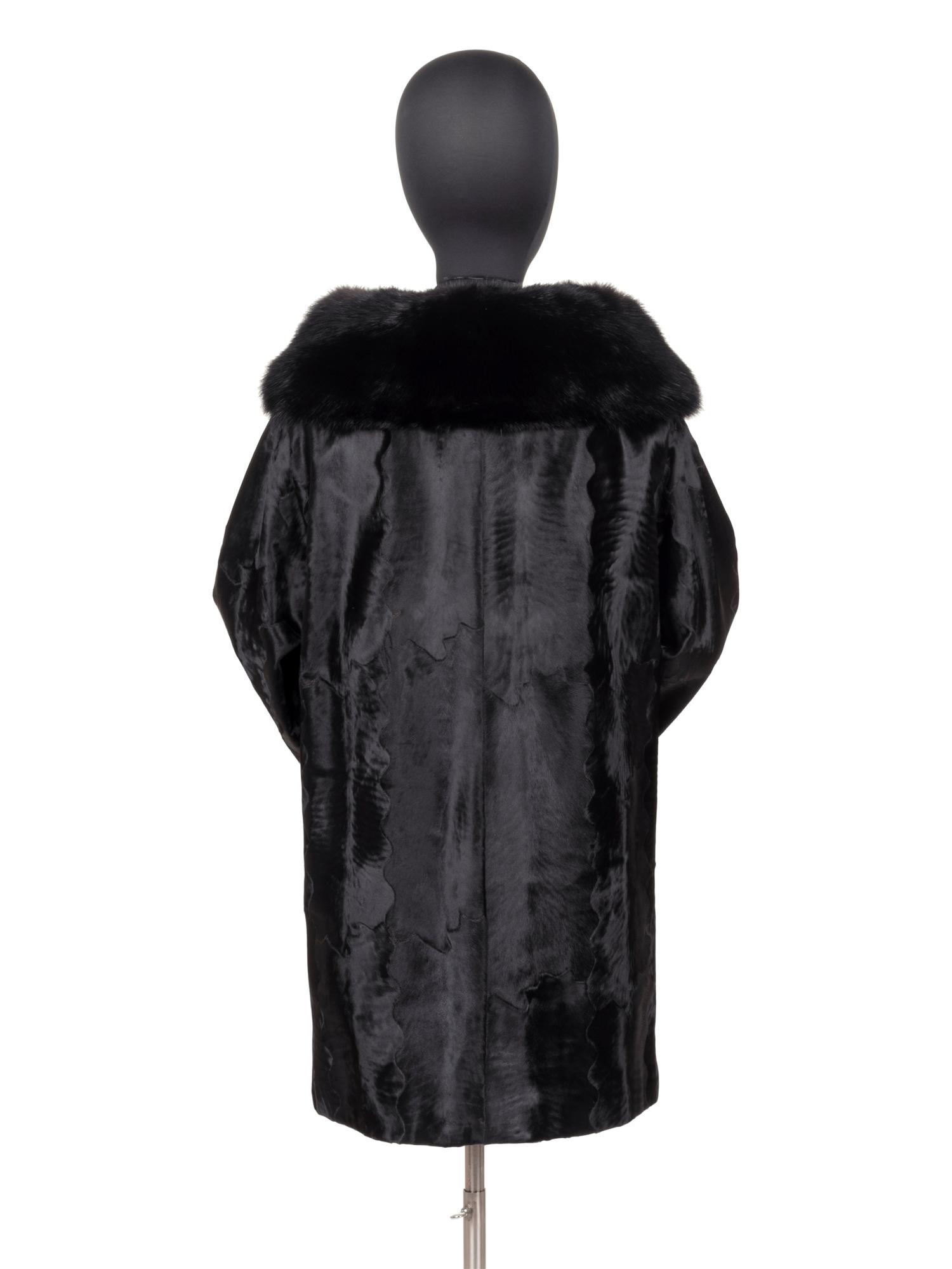J. Mendel Sheered Lambskin and Fox Fur Coat
