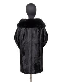 J. Mendel Sheered Lambskin and Fox Fur Coat