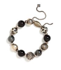 DAVID YURMAN, ONYX AND HEMATITE 'ELEMENTS' BRACELET