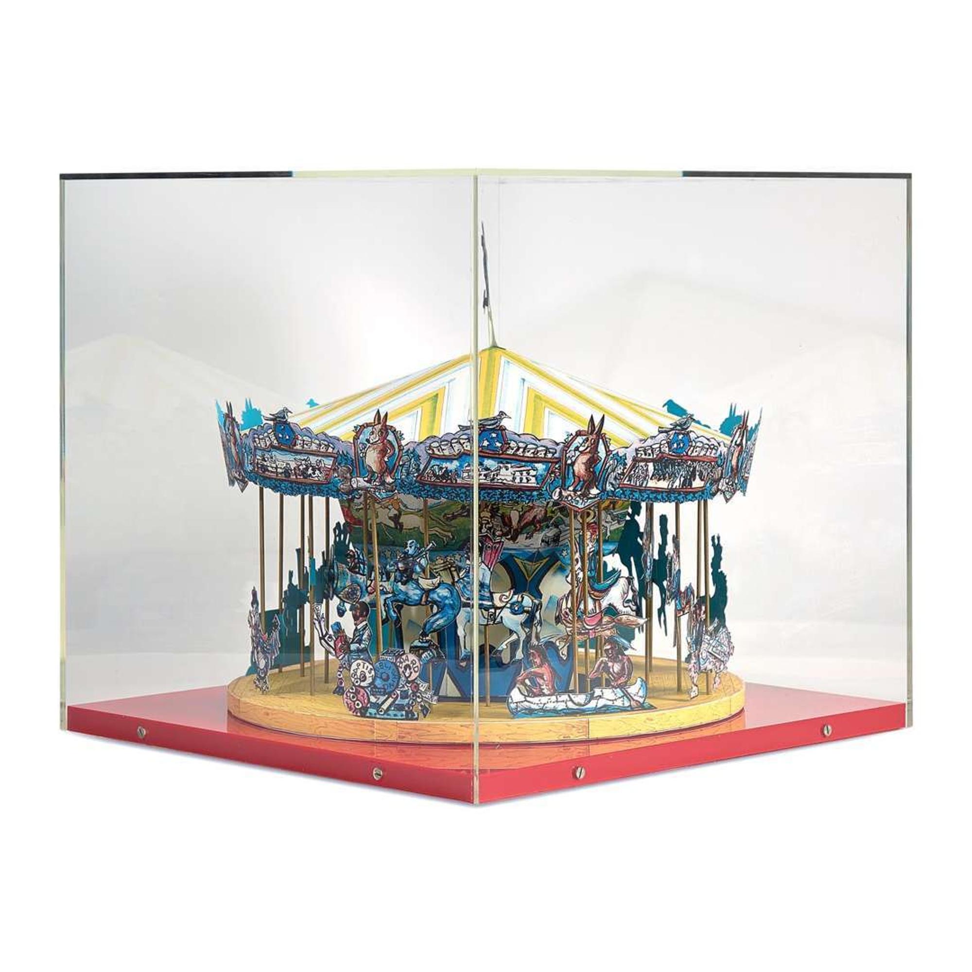 Red Grooms (American, b.1937) Tennessee Fox Trot Carousel