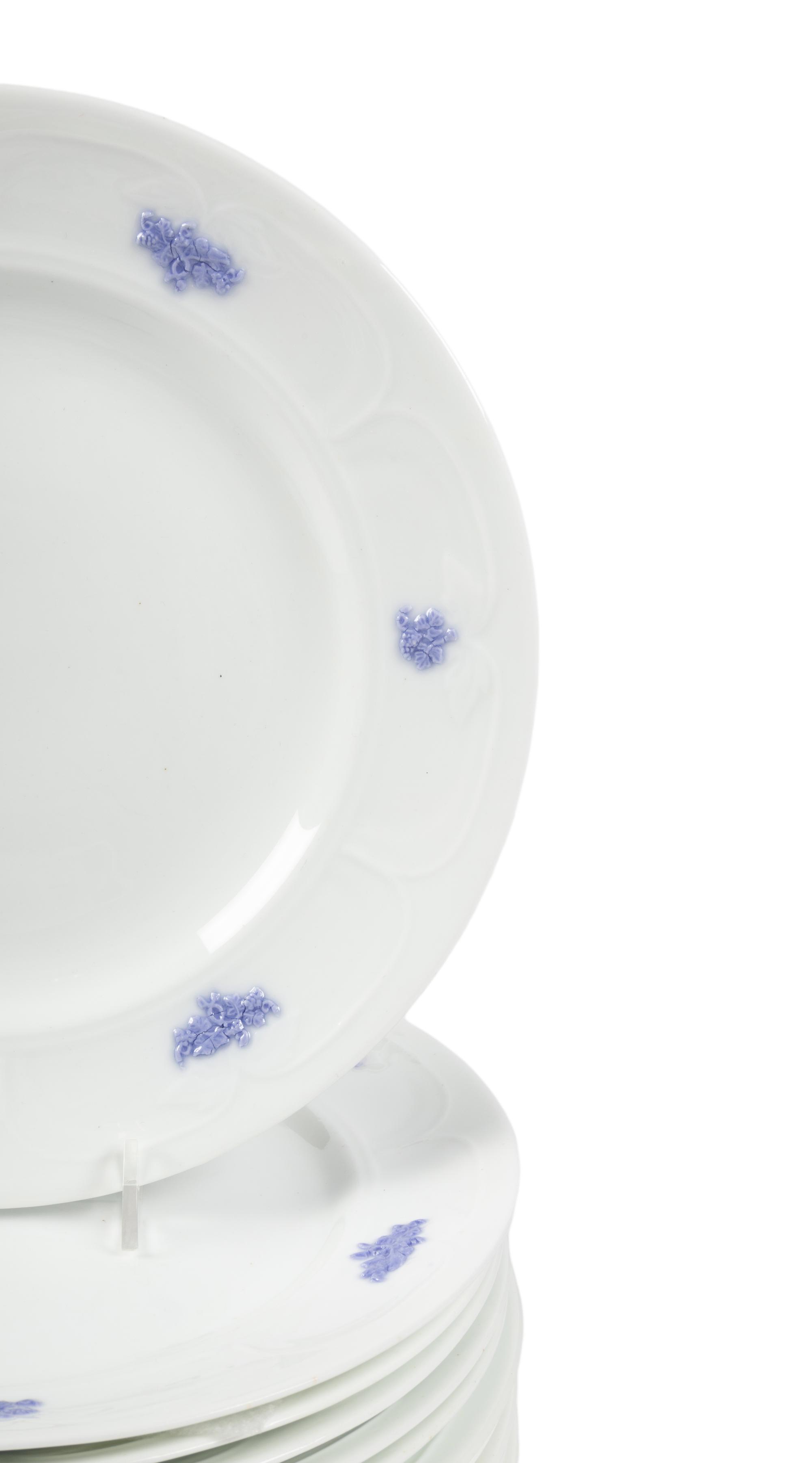 An Adderley Chelsea Porcelain Dinner Service