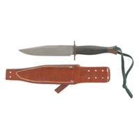 Jimmy Lile "No Dot" Grey Ghost Style Bowie Knife with Sheath & Steel