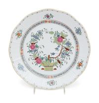 A Herend Porcelain Indian Basket Dinner Service
