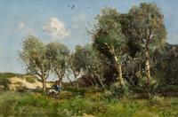 Theophile de Bock, (Dutch, 1851–1904), Landscape Scene