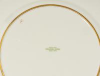 A Set of Twelve Cauldon Porcelain Cabinet Plates