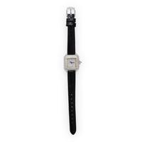 18K White Gold and Pavé Diamond Watch