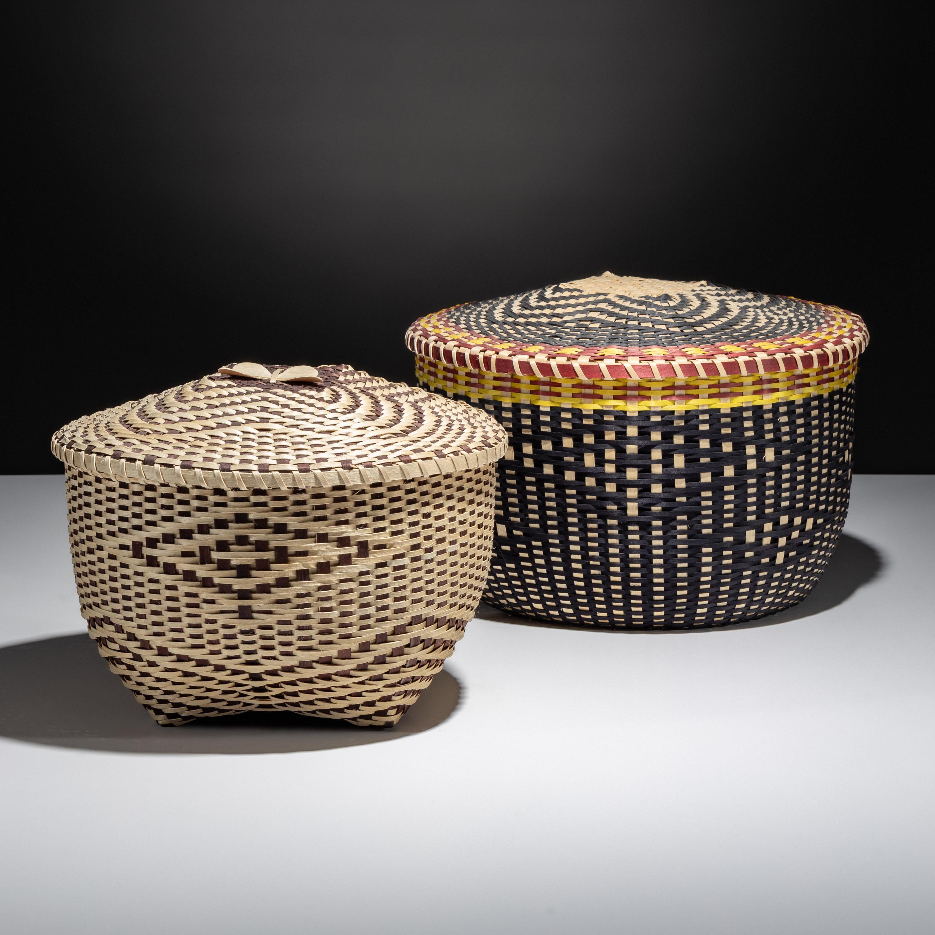 Lidded Spit Ash Baskets 2006 and 2012