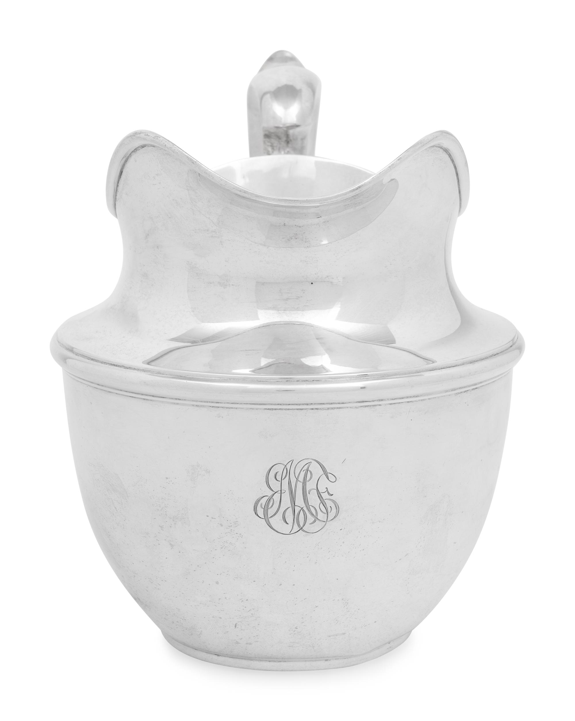 An American Silver Pitcher