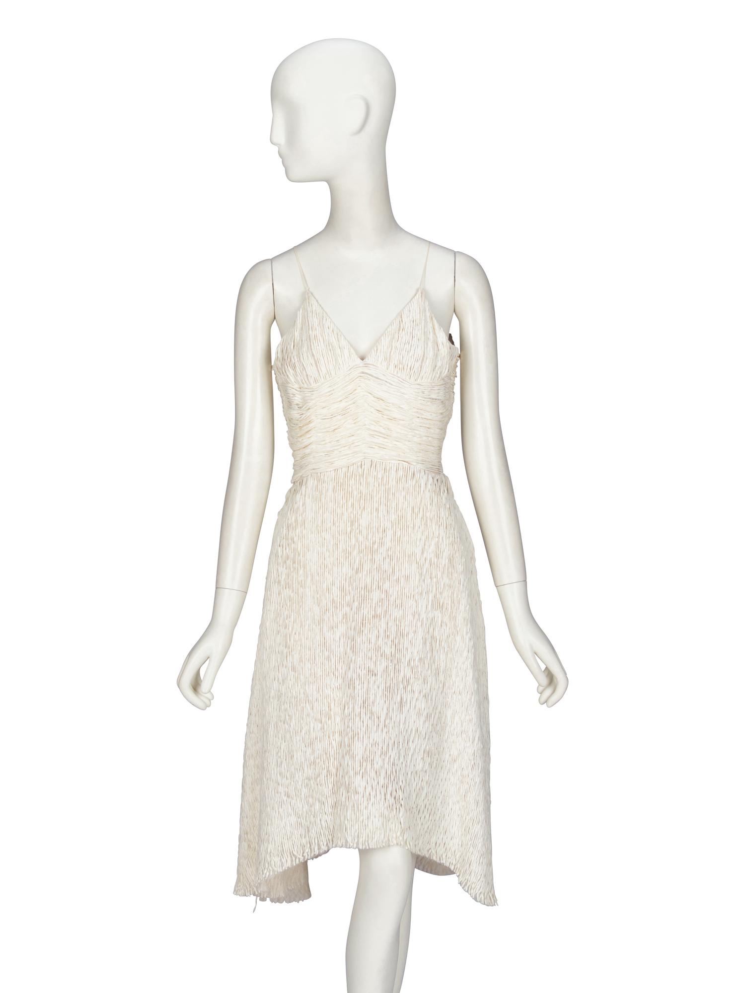 Zac Posen, Textured Silk Cocktail Dress, 2004