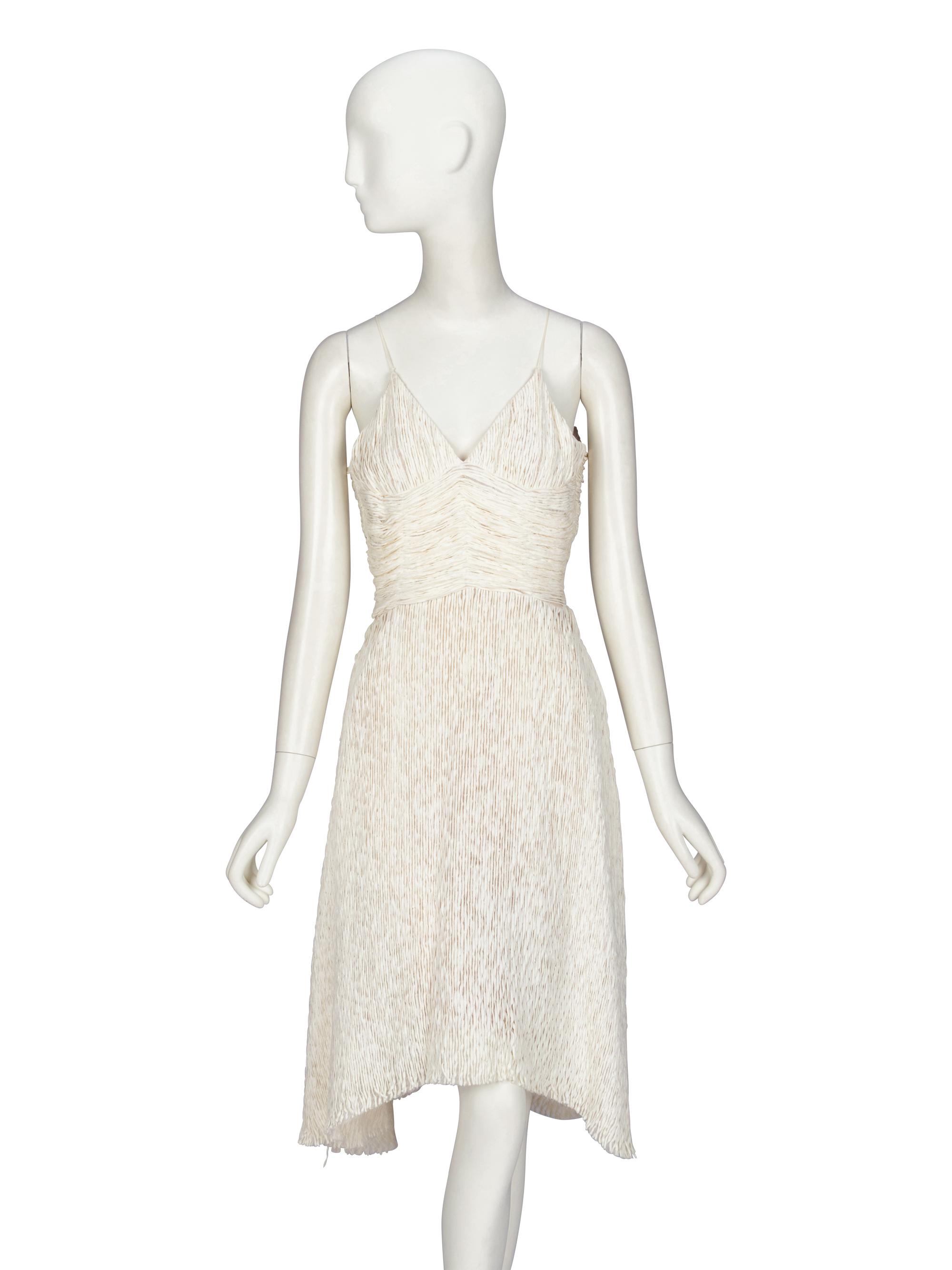 Zac Posen, Textured Silk Cocktail Dress, 2004