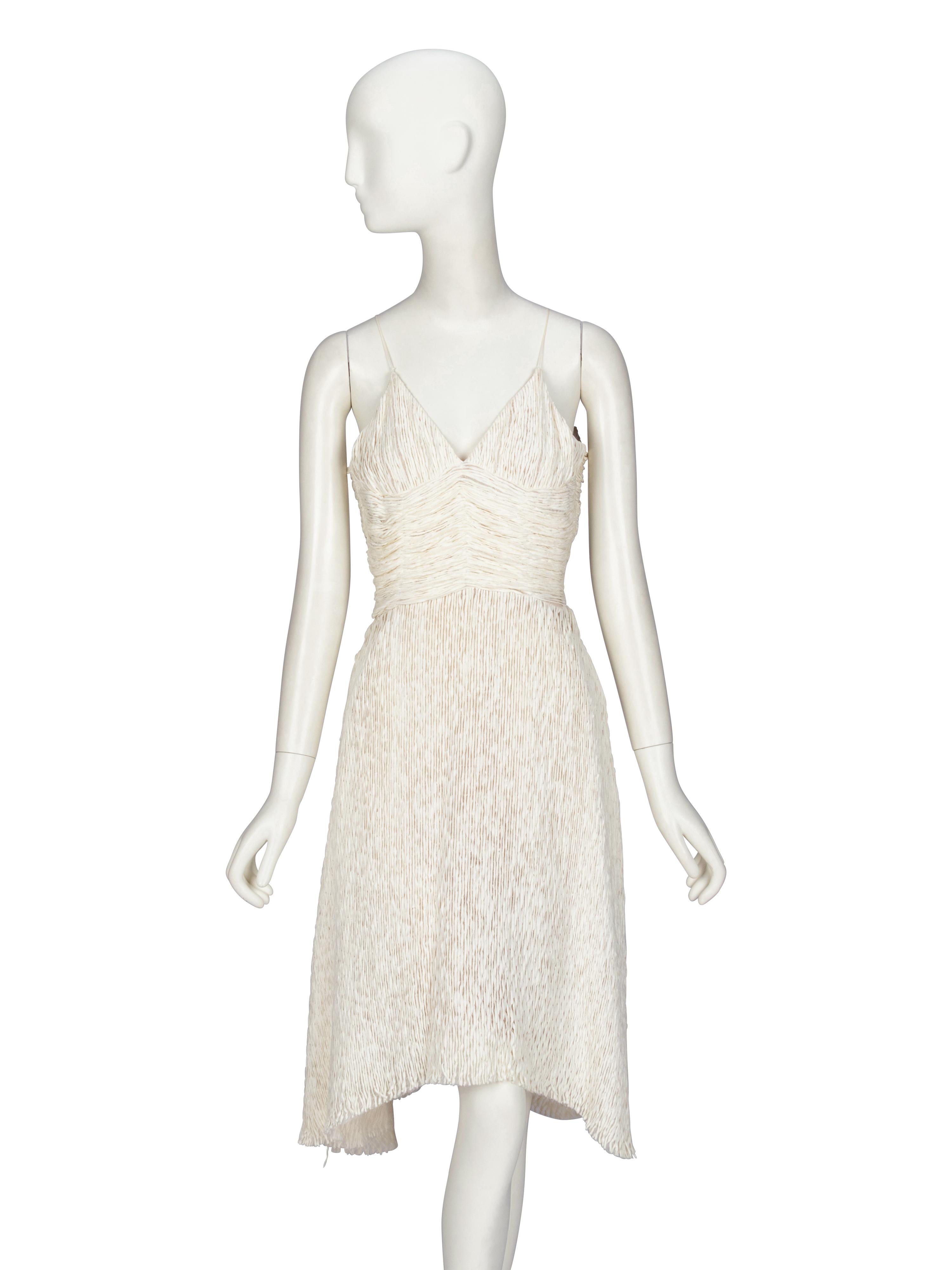 Zac Posen, Textured Silk Cocktail Dress, 2004