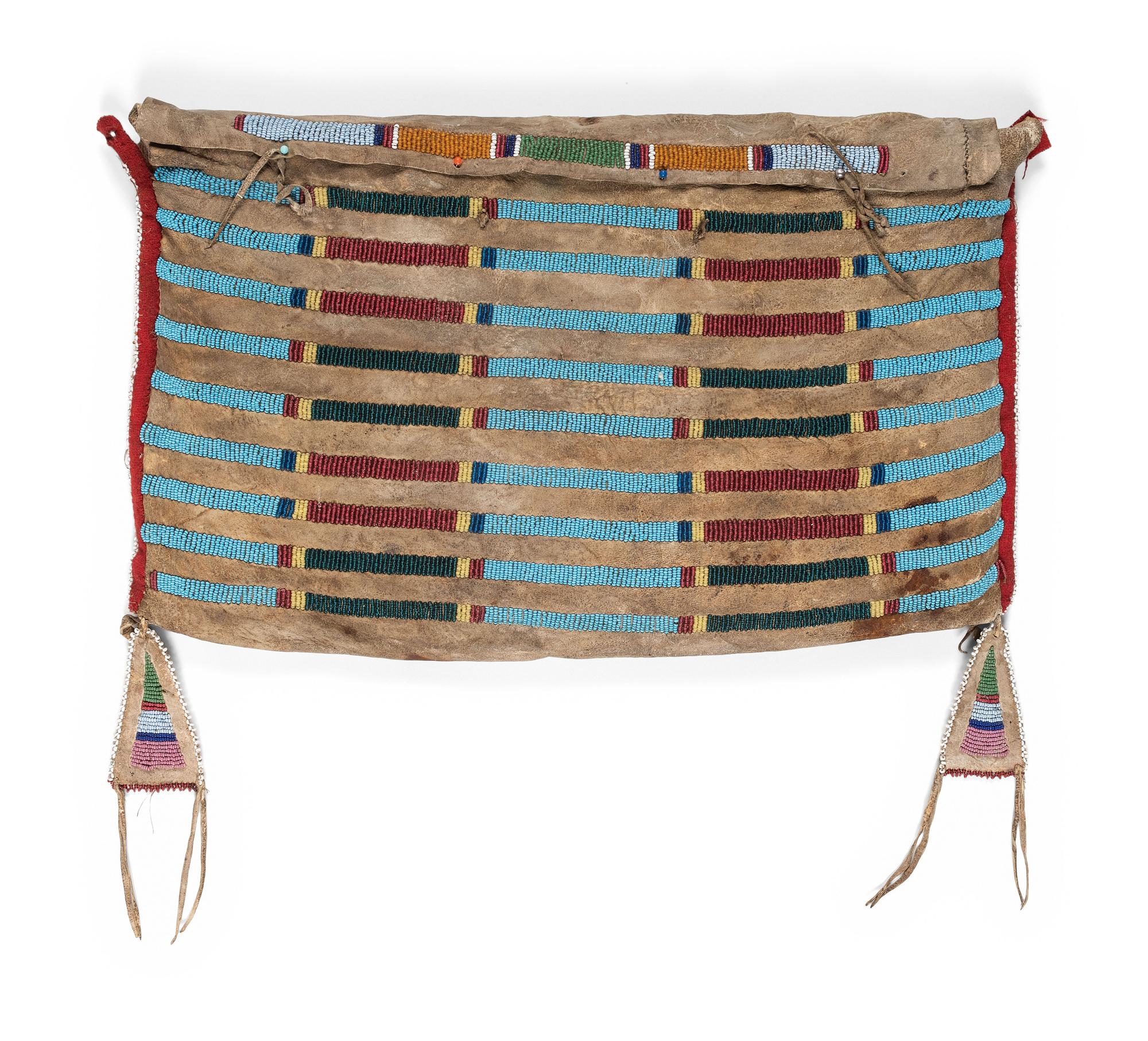 Apsáalooke [Crow] Beaded Hide Work Bag