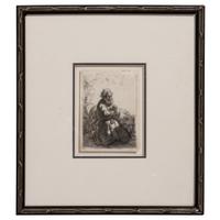 Saint Jerome Kneeling in Prayer, Looking Down