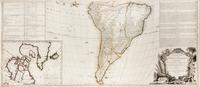 (MAP) GIBSON, JOHN A new map of the whole continent of America....London, 1777. Later printing.