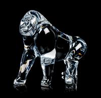 A Baccarat Ape Height 6 1/4 inches.